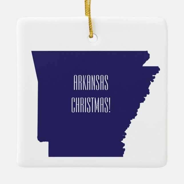 Arkansas Weihnachtsschmuck (Vorderseite)