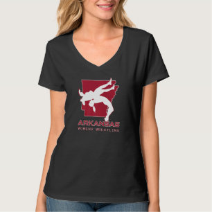 Arkansas Women Wrestling High School Girls Wrestli T-Shirt