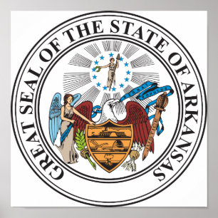 Arkansas-Zeichen Poster