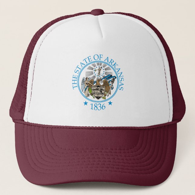 Arkansas-Zeichen Truckerkappe (Vorderseite)