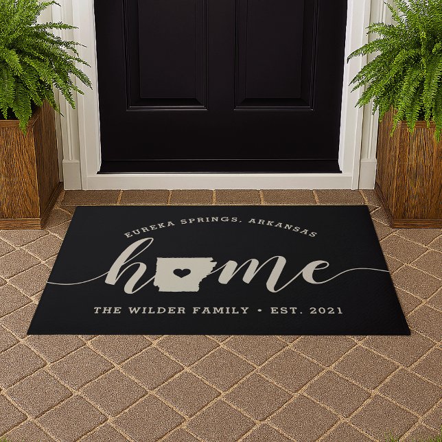 Arkansas Zuhause Staat Personalisiert Fußmatte (Von Creator hochgeladen)