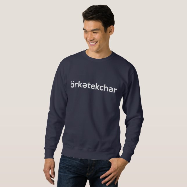 Arketekcher Crew Sweatshirt - Dunkel (Vorne ganz)
