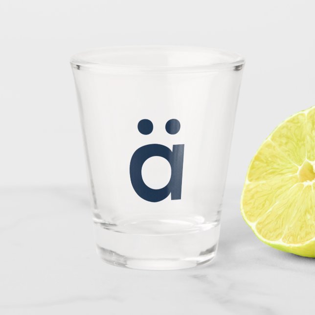 Arketekcher Little ä Shot Glass Schnapsglas (Vorderseite)