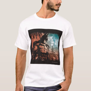 Arkham City Batman gemischte Medien T-Shirt