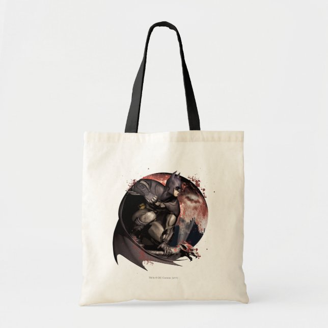 Arkham City Batman Moon Tragetasche (Vorne)
