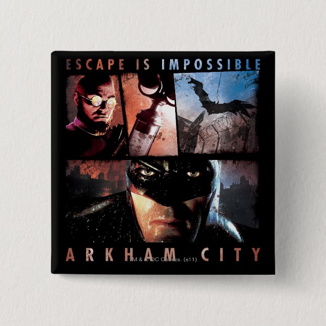 Arkham City Escape ist unmöglich Button (Vorderseite)