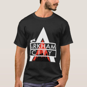 Arkham City Logo weiß T-Shirt