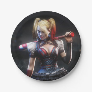 Arkham Knight Harley Quinn mit Bat Pappteller