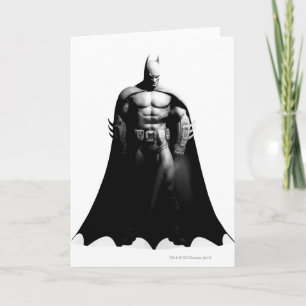 Arkham  Pose Batman Black and White Karte