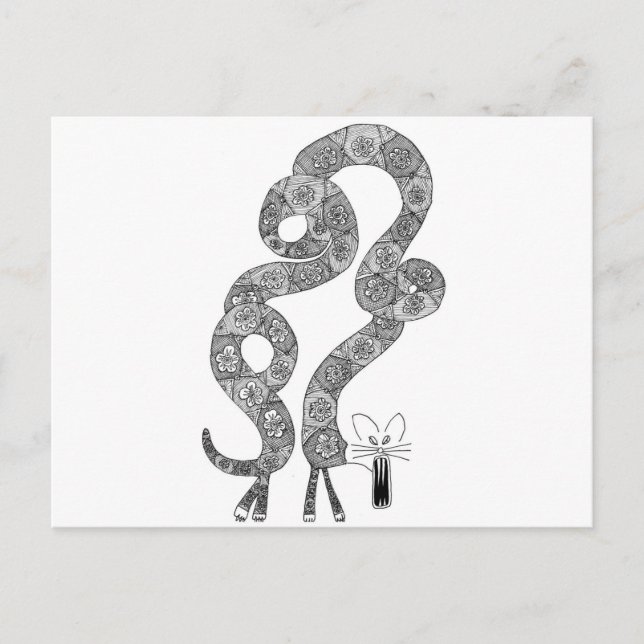 Arkkatze Postkarte (Vorderseite)