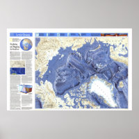 " Arktis: 1990/heute - Detaillierte Ocean Floor Ka