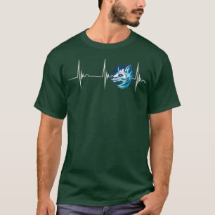 Arktis Antarktis Arktis Lover Heartbeat EKG T-Shirt