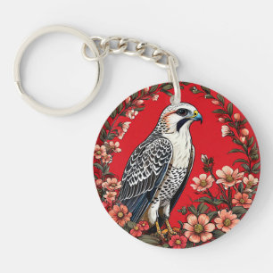 Arktis-Falken-Wildlife-Charm-Geschenk Schlüsselanhänger