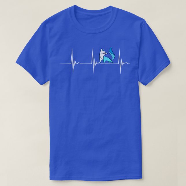Arktis für den Herzschlag Ekg Puls für die Arktis  T-Shirt (Design vorne)