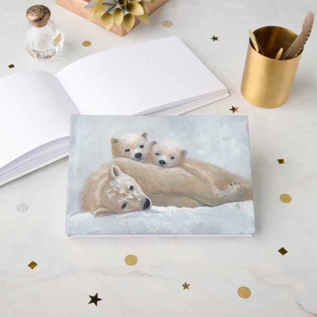 Arktis Gästebuch (Vorderseite Offen)