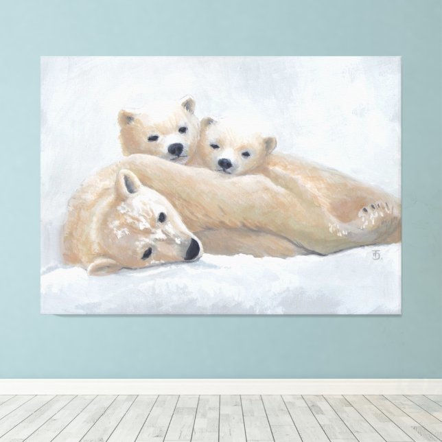 Arktis Leinwanddruck (Insitu (Holzboden))