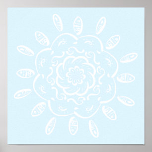 Arktis Mandala Poster
