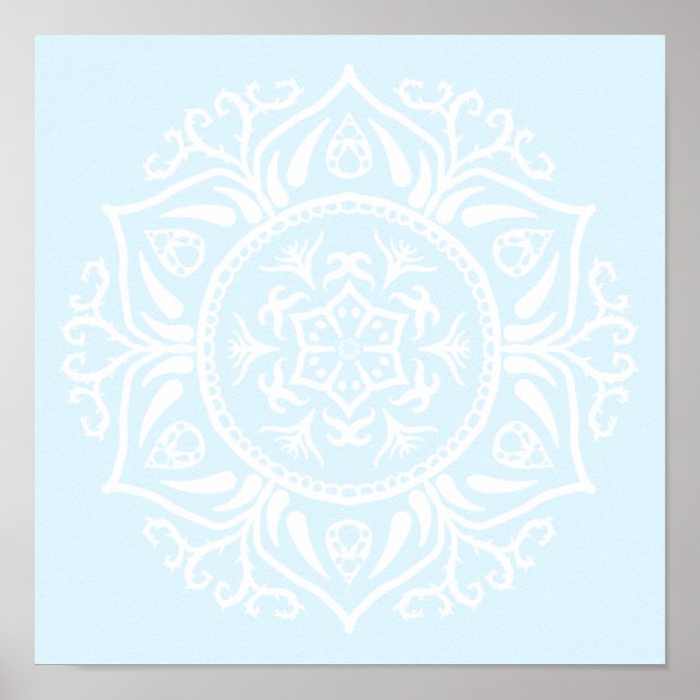 Arktis Mandala Poster (Vorne)