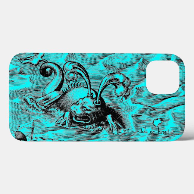 Arktis-Monster Case-Mate iPhone Hülle (Rückseite (Horizontal))