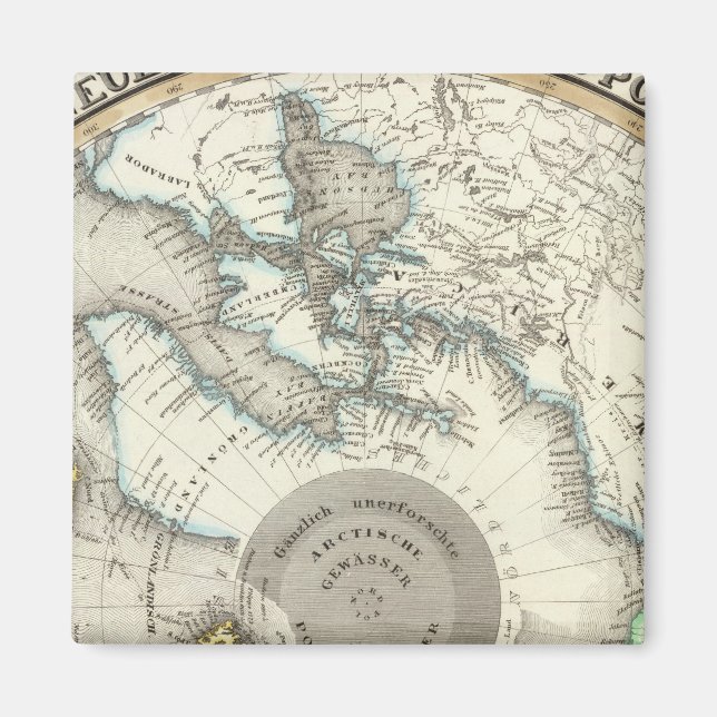 Arktis, Nordhalbkugel Magnet (Vorne)