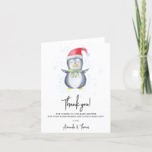 Arktis süßer Pinguin Danke Baby Shower