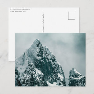 Arktische Berglandschaft Foto Postkarte