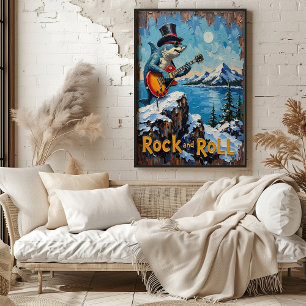 Arktische Blues: Shredding Shark Poster