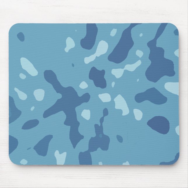 Arktische Camouflage Mousepad (Vorne)
