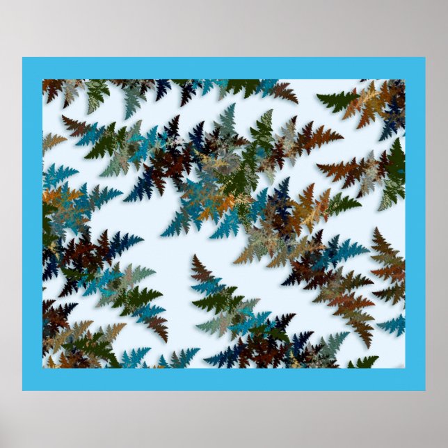 Arktische Camouflage Poster (Vorne)