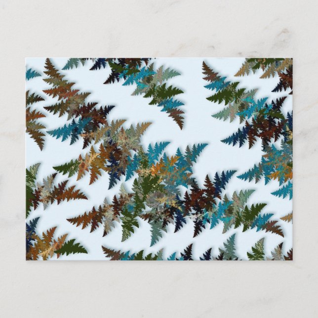 Arktische Camouflage Postkarte (Vorderseite)