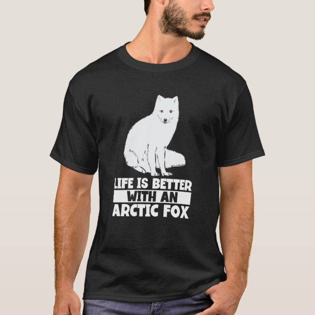 Arktische Fox Artic Animes Niedlich Artic Fox Paja T-Shirt (Vorderseite)