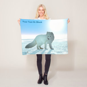 Arktische Fox Fleecedecke