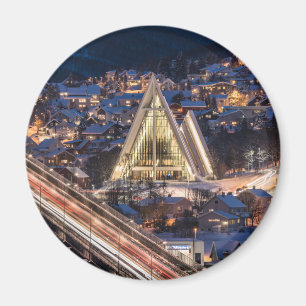 Arktische Kathedrale Tromso Magnet
