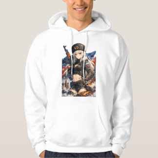 Arktische Kriegsfront Anime Krieger Hoodie
