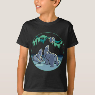 Arktische Kunstkid's T - Shirt Polar Bären Kid's S