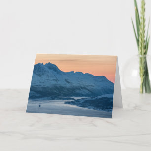Arktische Landschaft Foto Karte