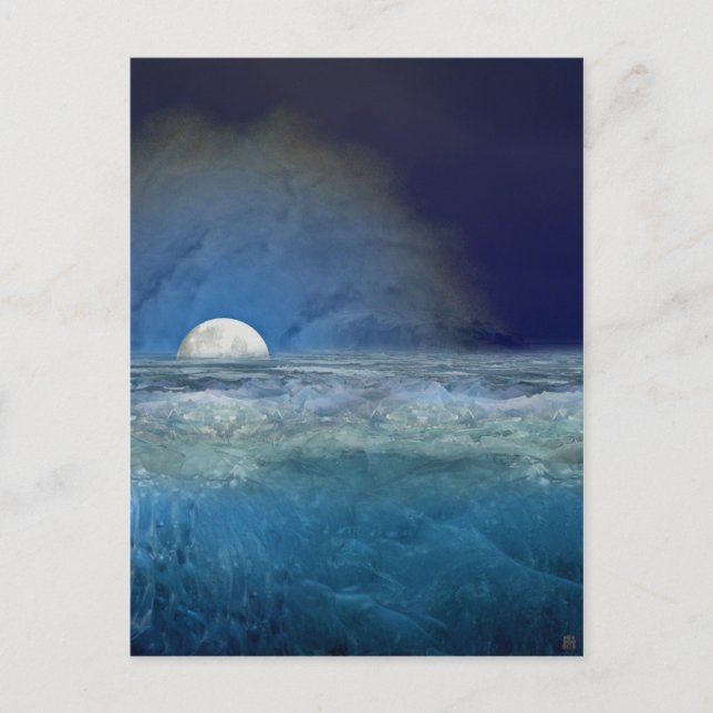 Arktische Magie Postkarte (Vorderseite)
