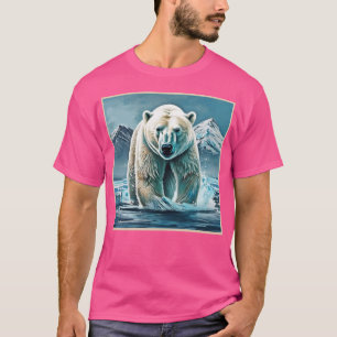 Arktische Majestät: Beste Polar Bear Malerei Art T-Shirt