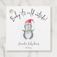 Arktische niedliche Penguin - Baby draußen kalt