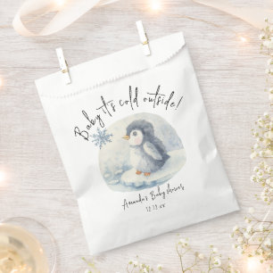 Arktische niedliche Penguin - Baby draußen kalt Geschenktütchen