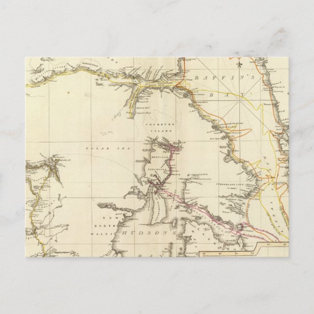 Arktische Regionen Postkarte (Vorderseite)
