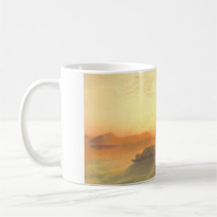 Arktische Schlittenexpedition-Midnight-Sun-Lithogr Kaffeetasse