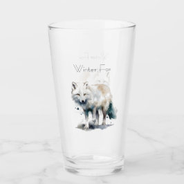 Arktische Schönheit: Winter Fox Custom Glas