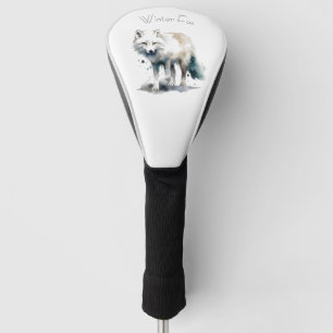 Arktische Schönheit: Winter Fox, kundenspezifisch Golf Headcover