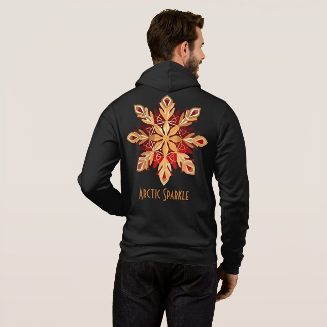 Arktische Sparkasse Hoodie (Schwarz voll)