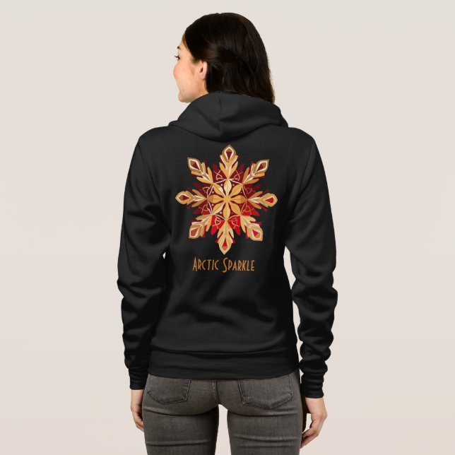 Arktische Sparkasse Hoodie (Schwarz voll)