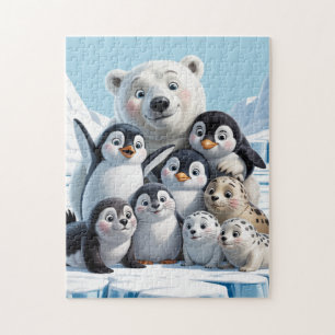Arktische Tiere Puzzle