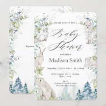 Arktische Tiere Winter Alpendusche neutral  