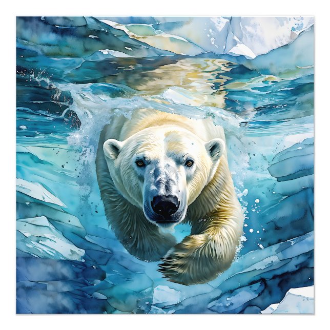 Arktische Wunder: Der Monarch Fotodruck (Vorne)