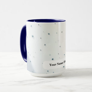 Arktischer Blaßnickel-Kristall-Fade Tasse